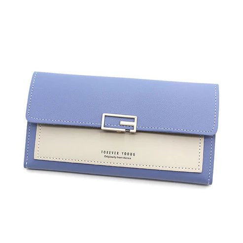 Long Leather Women Wallet