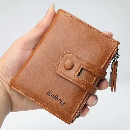 Original Buffalo Leather Trifold Wallet (Premium Crafted)