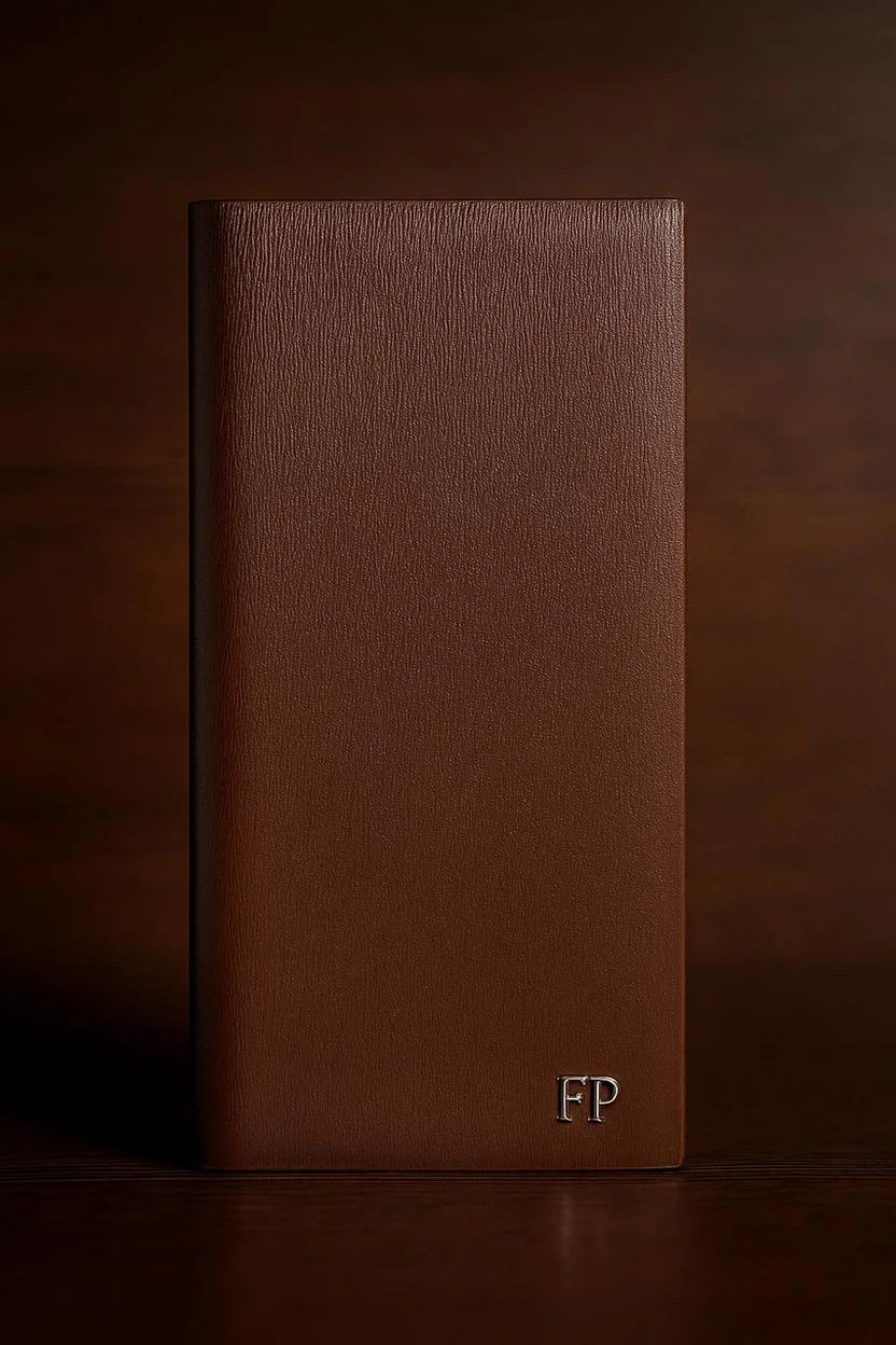 Slim Bifold Long Original Leather Wallet