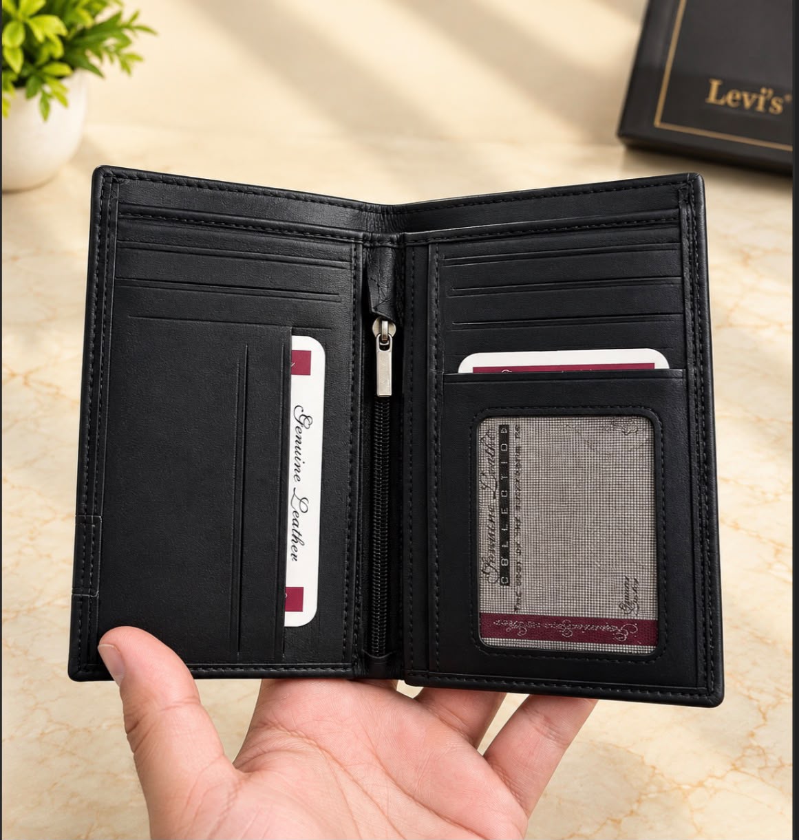 Elegant &amp; stylish Mini Long Leather Wallet